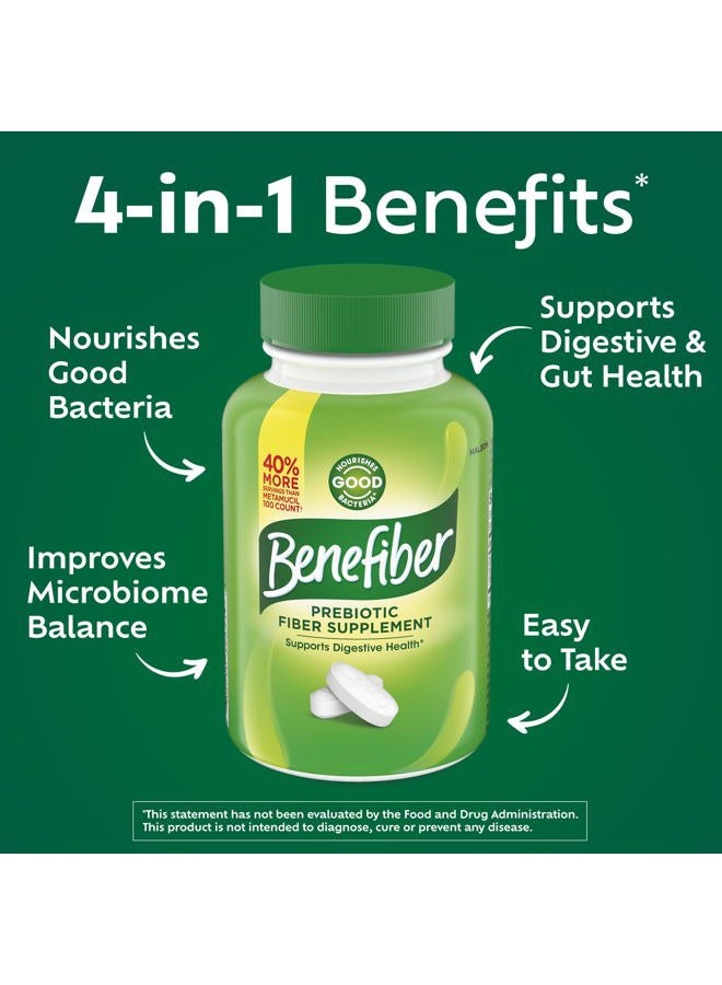 Benefiber Prebiotic GLP-1 Friendly Fiber Supplement Caplets, 84 Count - Image 2