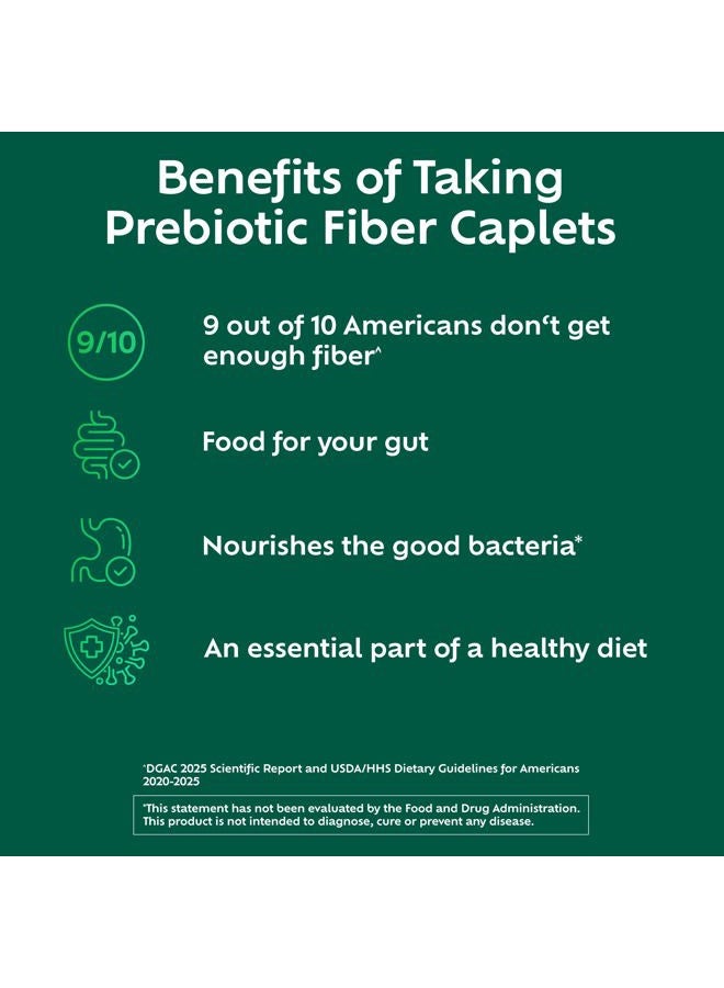 Benefiber Prebiotic GLP-1 Friendly Fiber Supplement Caplets, 84 Count - Image 4