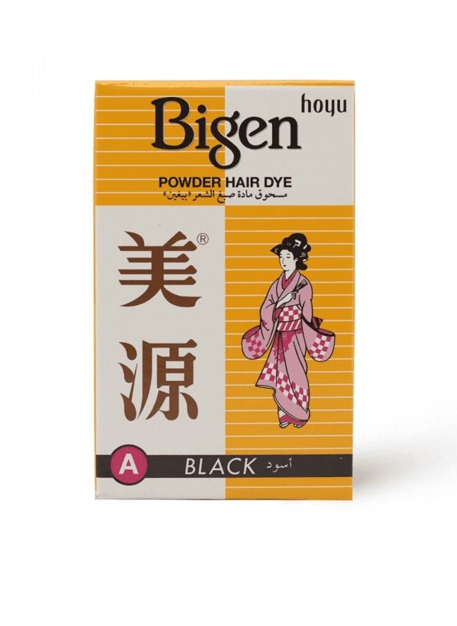 Bigen Dye powder  black powder for hair color 6g 