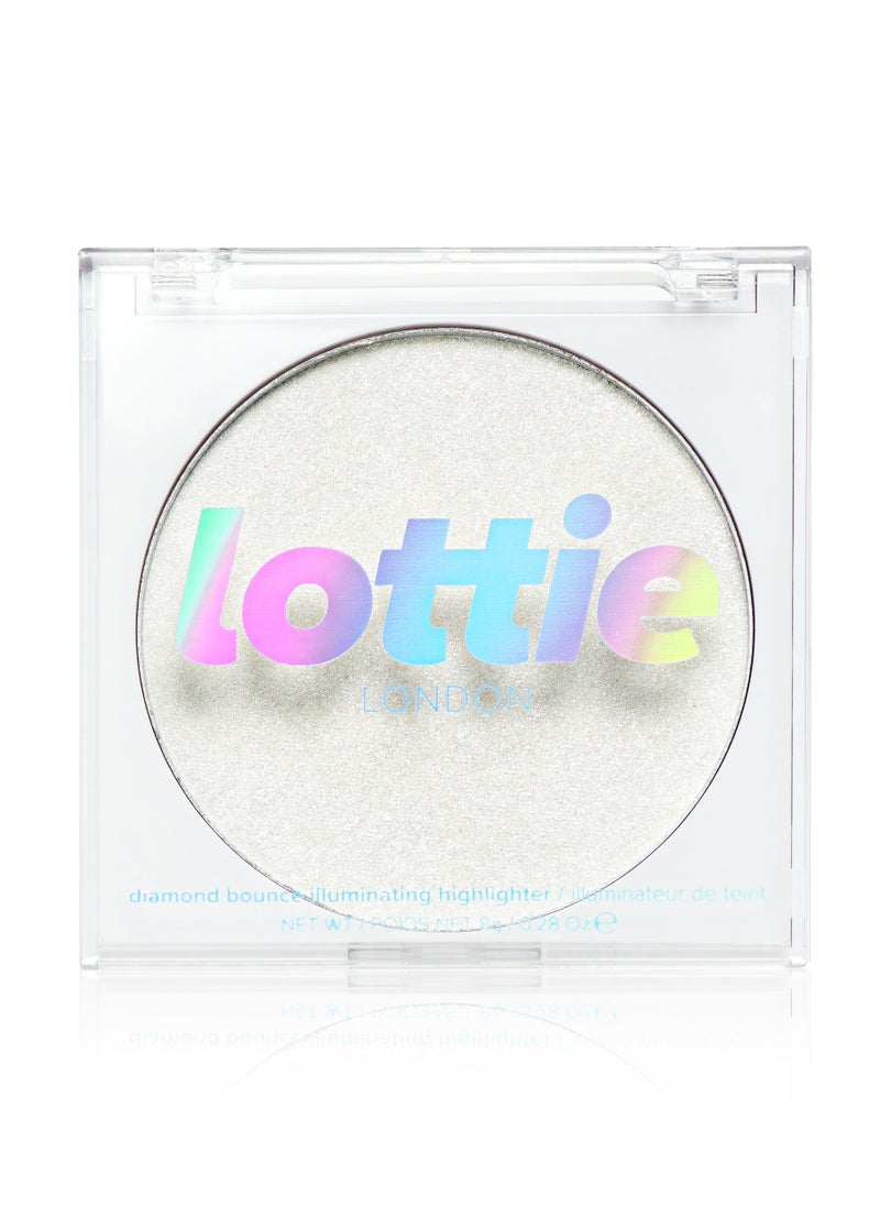 Lottie London Diamond Bounce Highlighter Silver  - Image 1
