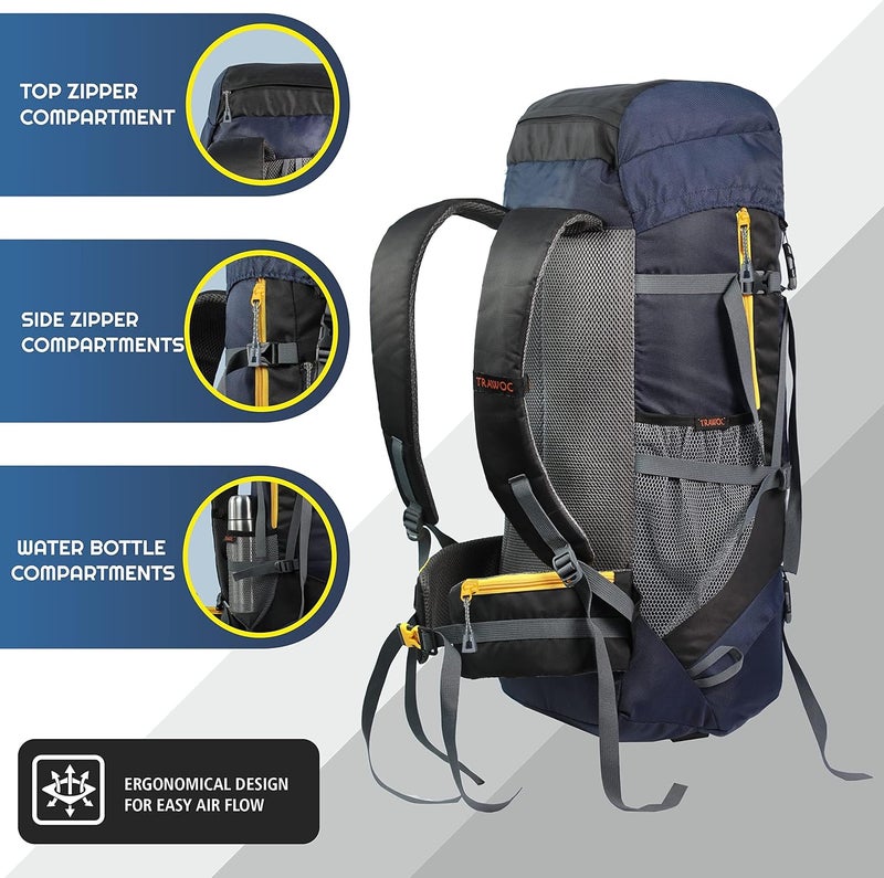 TRAWOC SPARCO 65L Travel Backpack - Image 4