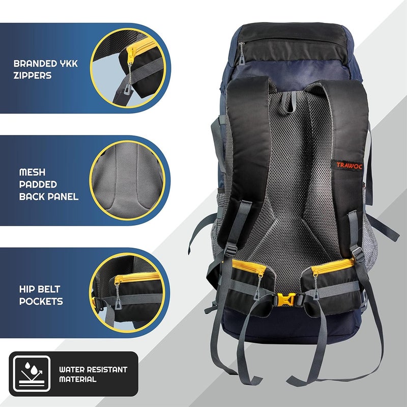 TRAWOC SPARCO 65L Travel Backpack - Image 5