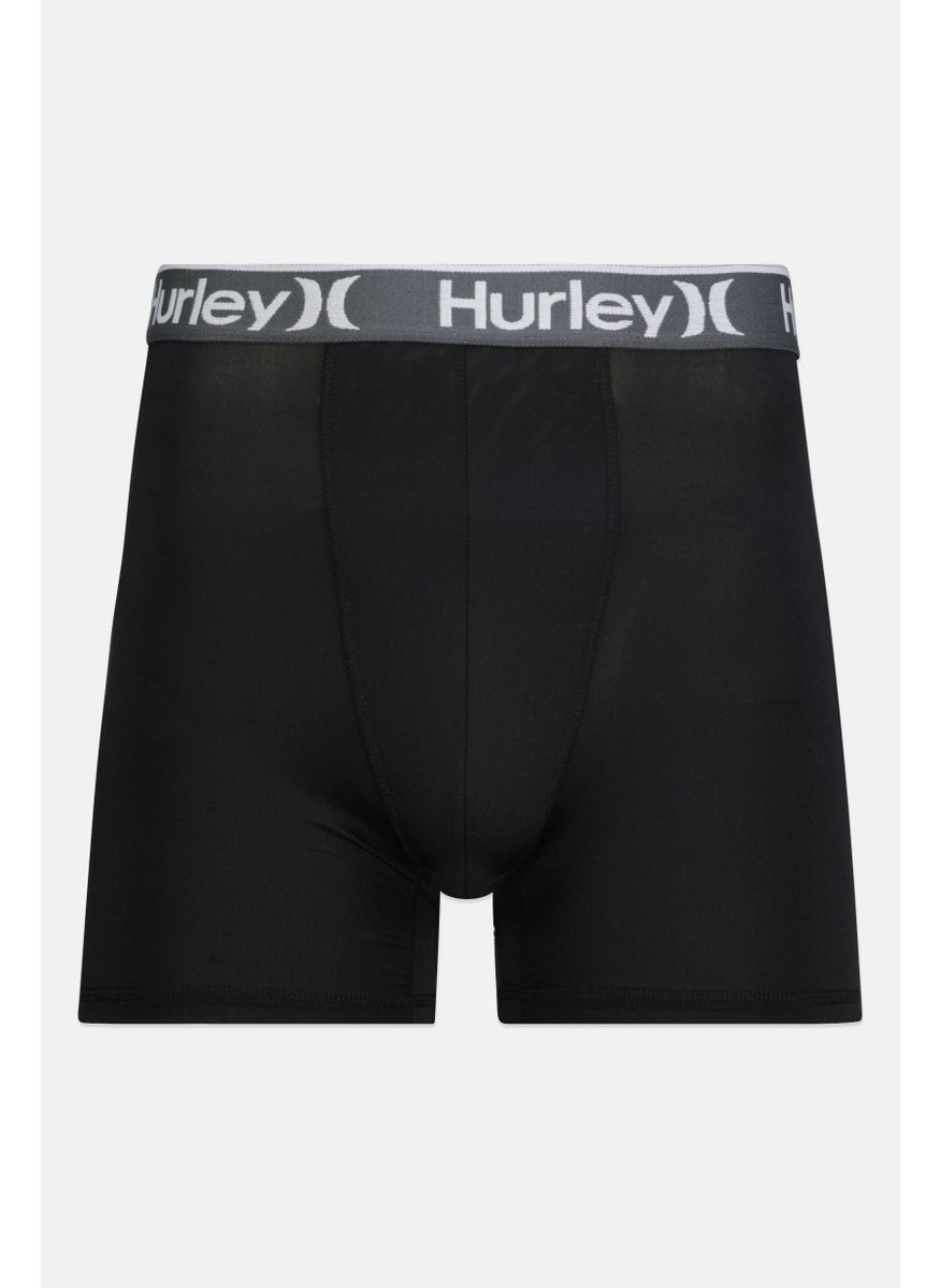 Hurley Men 3 Pcs Brand Logo Boxer Brief Set, Multicolor  - Image 5