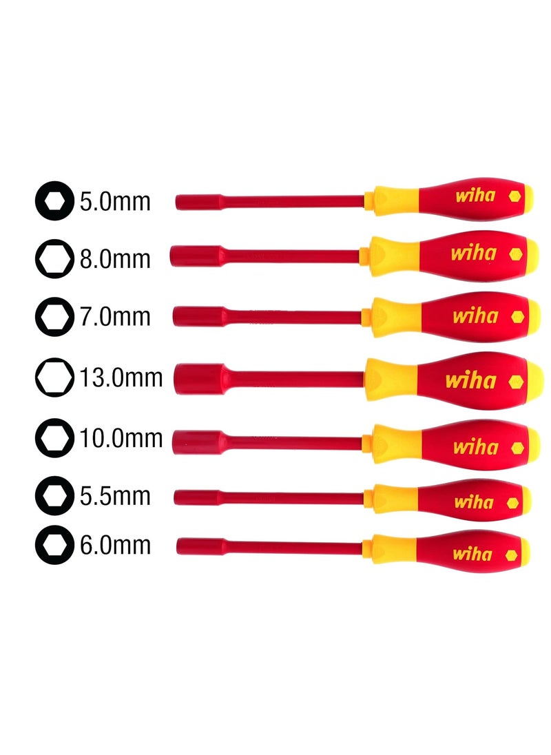 Wiha Wiha 32293 7Piece 1000Volt Metric Insulated Nut Driver Set  - Image 4