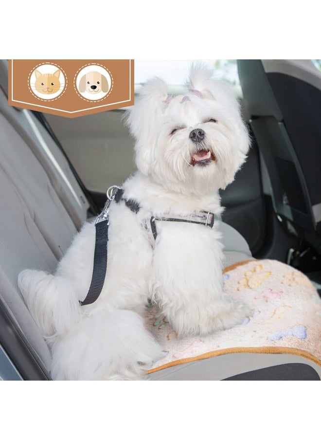 Tatuo 12 Pieces Puppy Blanket Warm Dog Cat Sleep Mat Pet Kitten Doggy Fleece Blankets with Cute Dog Paw Bone Star Elephant Patterns Printed Fluffy Blanket for Small Dog Cat Puppy (16 x 24 Inch)  - Image 5
