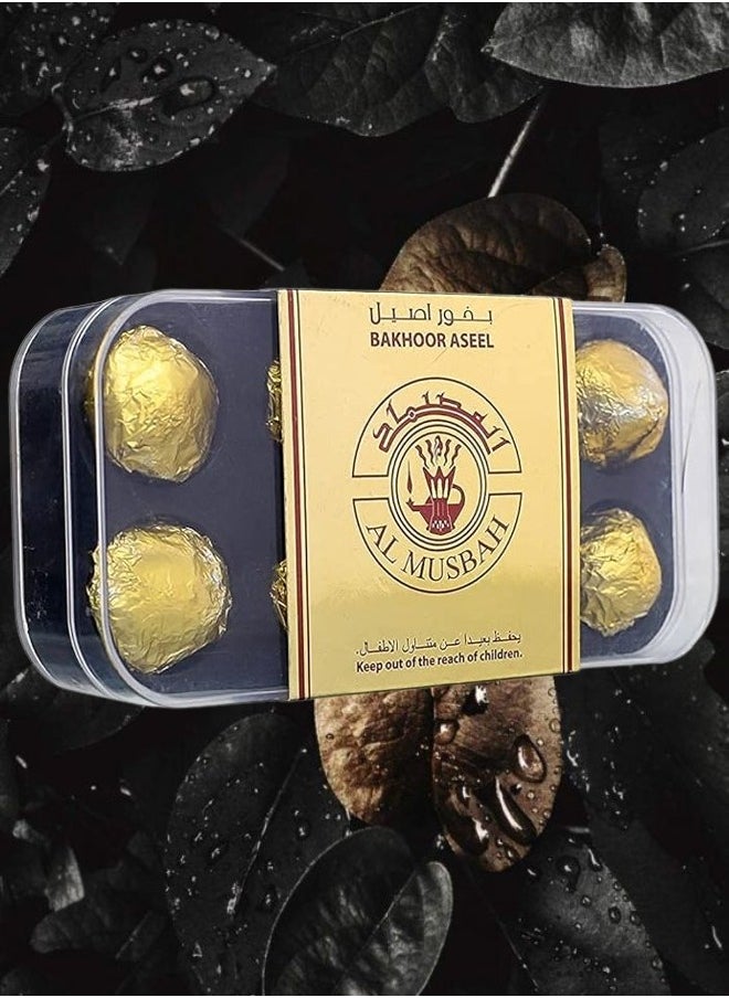 almusbah perfumes - 14 Pieces Al Musbah Bakhoor Aseel 40 Grams - Image 1