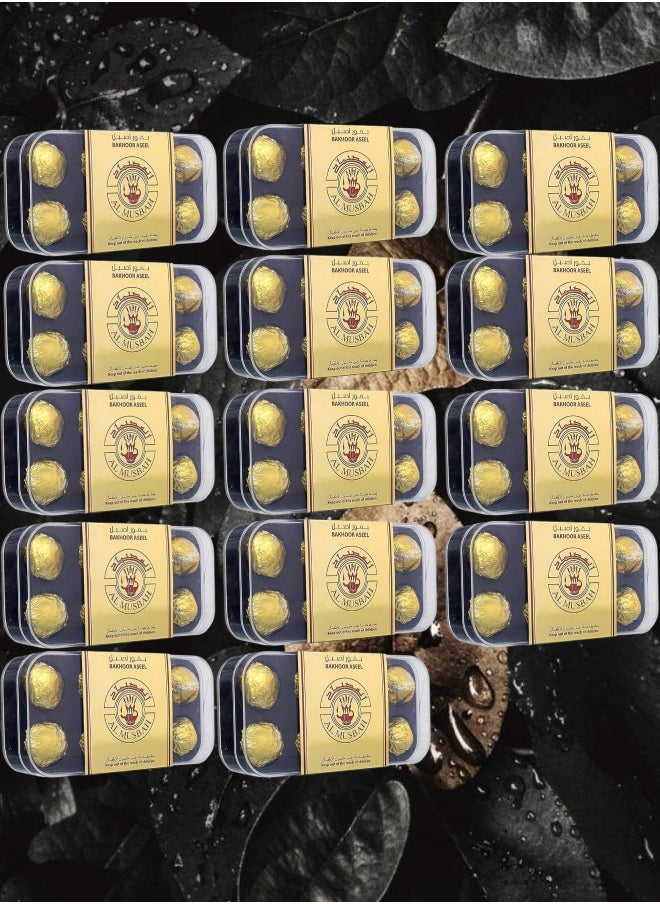 almusbah perfumes - 14 Pieces Al Musbah Bakhoor Aseel 40 Grams - Image 1