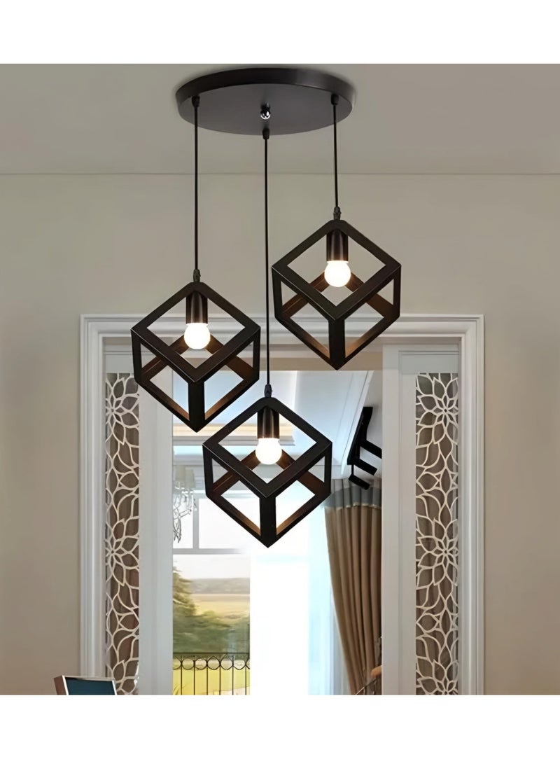 Next Life Industrial Pendant Light Fixture Vintage Pendant Lamp Hanging chandelier For Room Kitchen and Hall Without Lamp - Image 1