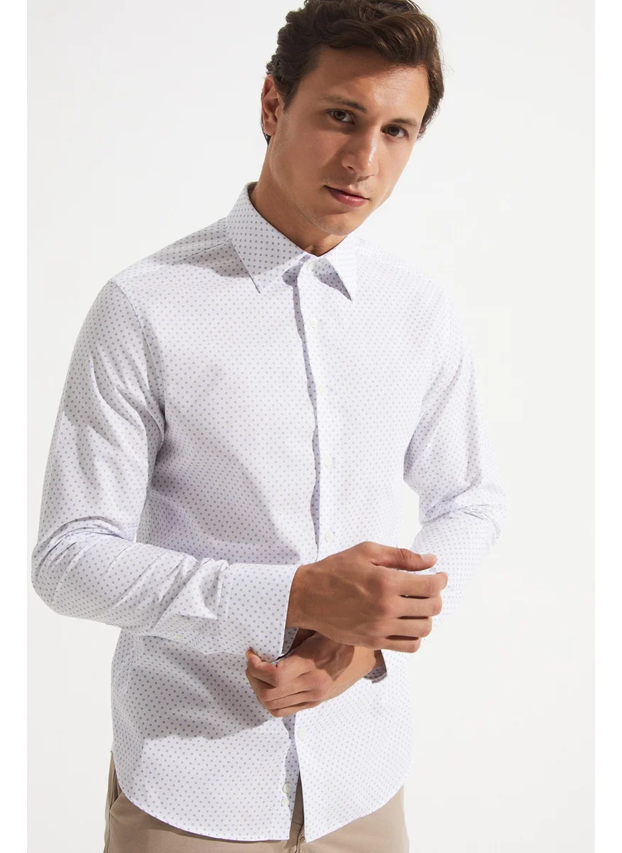 جون Exclusive Men's Slim Fit Long Sleeve Shirt