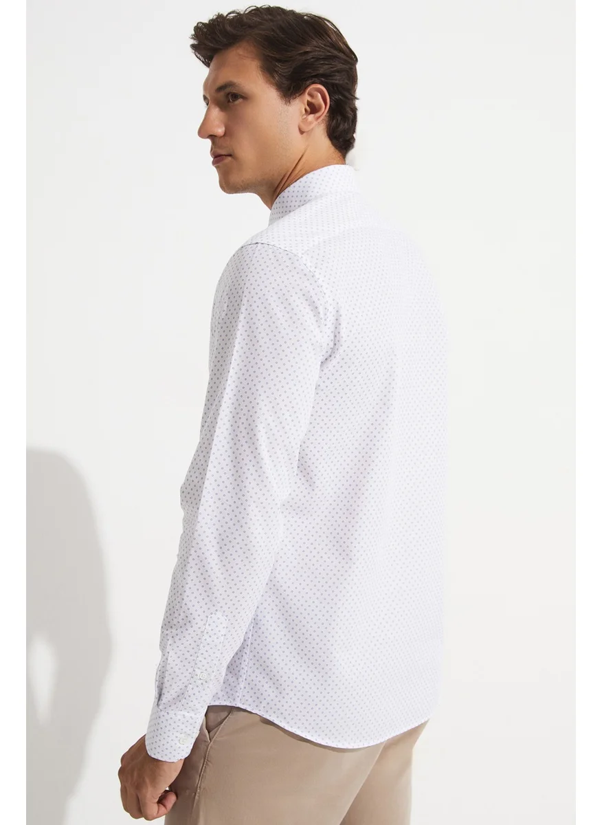 جون Exclusive Men's Slim Fit Long Sleeve Shirt