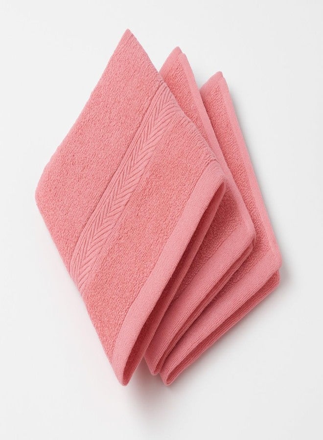 دولار مناشف وجه قطنية ناعمة وعالية الامتصاص ومريحة من دولار، مقاس 30 × 30 سم (عبوة من 3 قطع) - Image 2