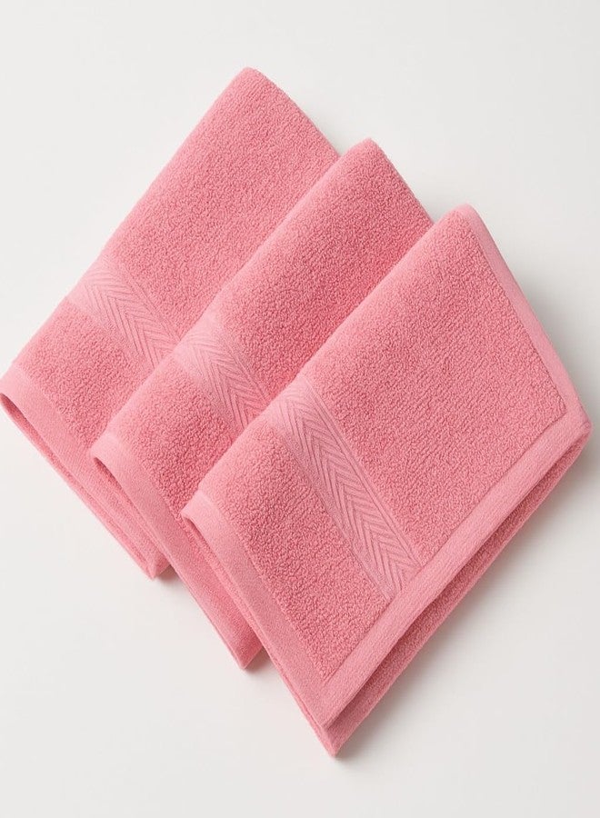 دولار مناشف وجه قطنية ناعمة وعالية الامتصاص ومريحة من دولار، مقاس 30 × 30 سم (عبوة من 3 قطع) - Image 4