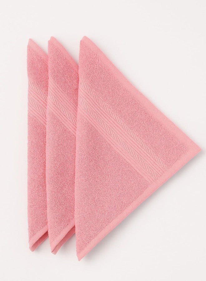 دولار مناشف وجه قطنية ناعمة وعالية الامتصاص ومريحة من دولار، مقاس 30 × 30 سم (عبوة من 3 قطع) - Image 3