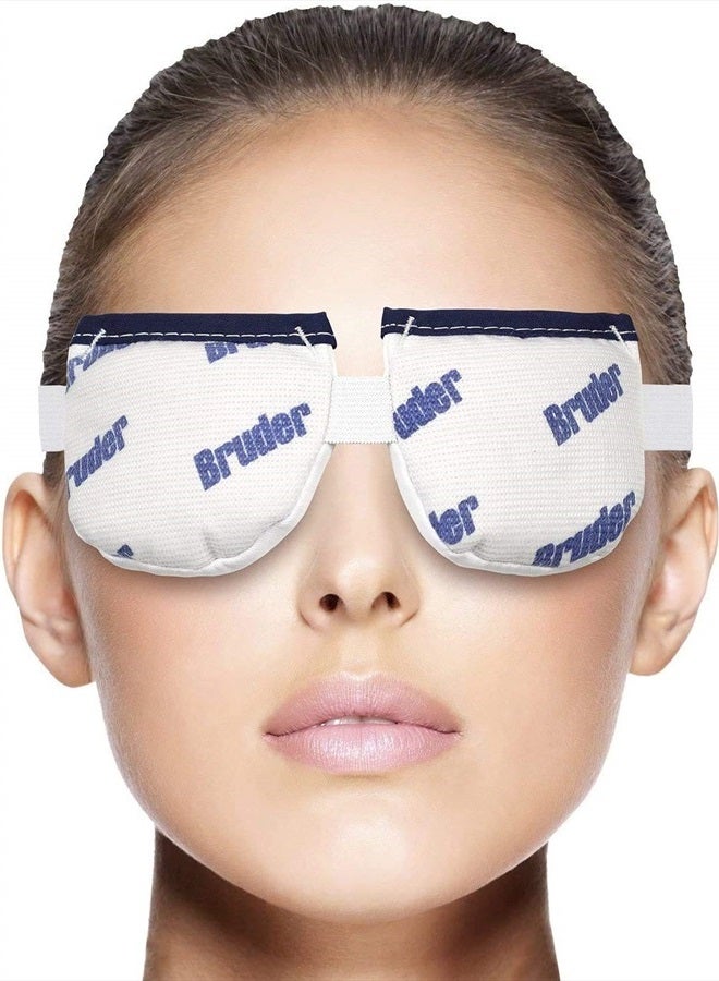 Bruder Moist Heat Eye Compress | Microwave Activated | Eye Mask | Reusable, Washable, and Non-allergenic | Fast Acting and Effective Relief for Dry Eye and Other Eye Irritation |(Pack of 2) - Image 3