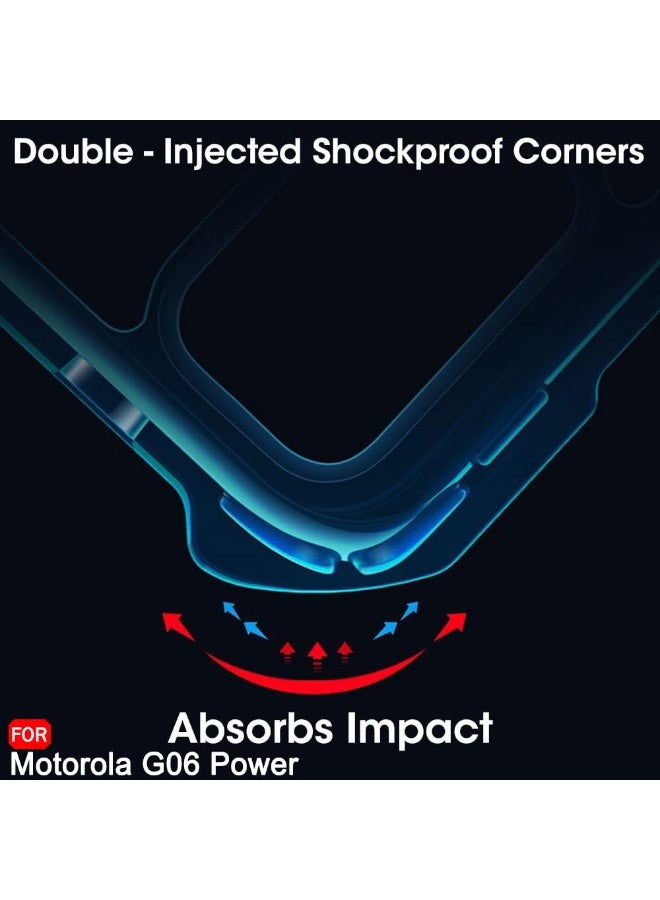 جراب خلفي لهاتف Motorola Moto G06 / G06 Power، غطاء خلفي شفاف كريستالي، حماية كاملة للكاميرا، حافة مرتفعة، جراب خلفي ممتص للصدمات لهاتف Motorola G06 - Image 2