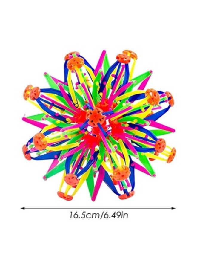 ACLIX Expandable Magic Ball Expandable Magic Ball Toy Sphere Colourful Expanding Ball Toy, Glow in The Dark Expandable Breathing Ball Toy Sphere for Children and Adults Educational Toys Generic - Image 1