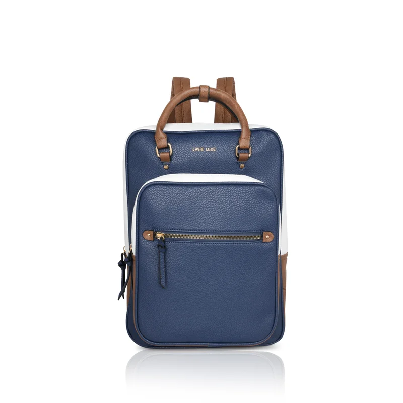 Luxe Women's Harris Laptop Backpack (Navy)