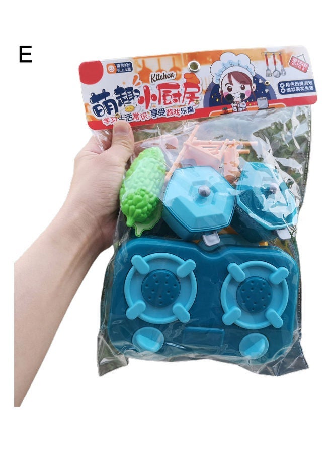 NIBEMINENT Simulation Kitchen Play House Bag Toy Set