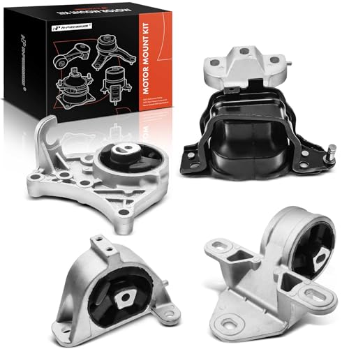 A-Premium 4PCS Engine Motor Mount Transmission Mount Set Compatible with Dodge Grand Caravan 2001-2007 & Chrysler Town & Country Voyager, FWD Automatic Transmission, Replace# 4861269AB, 4861271AD - Image 1