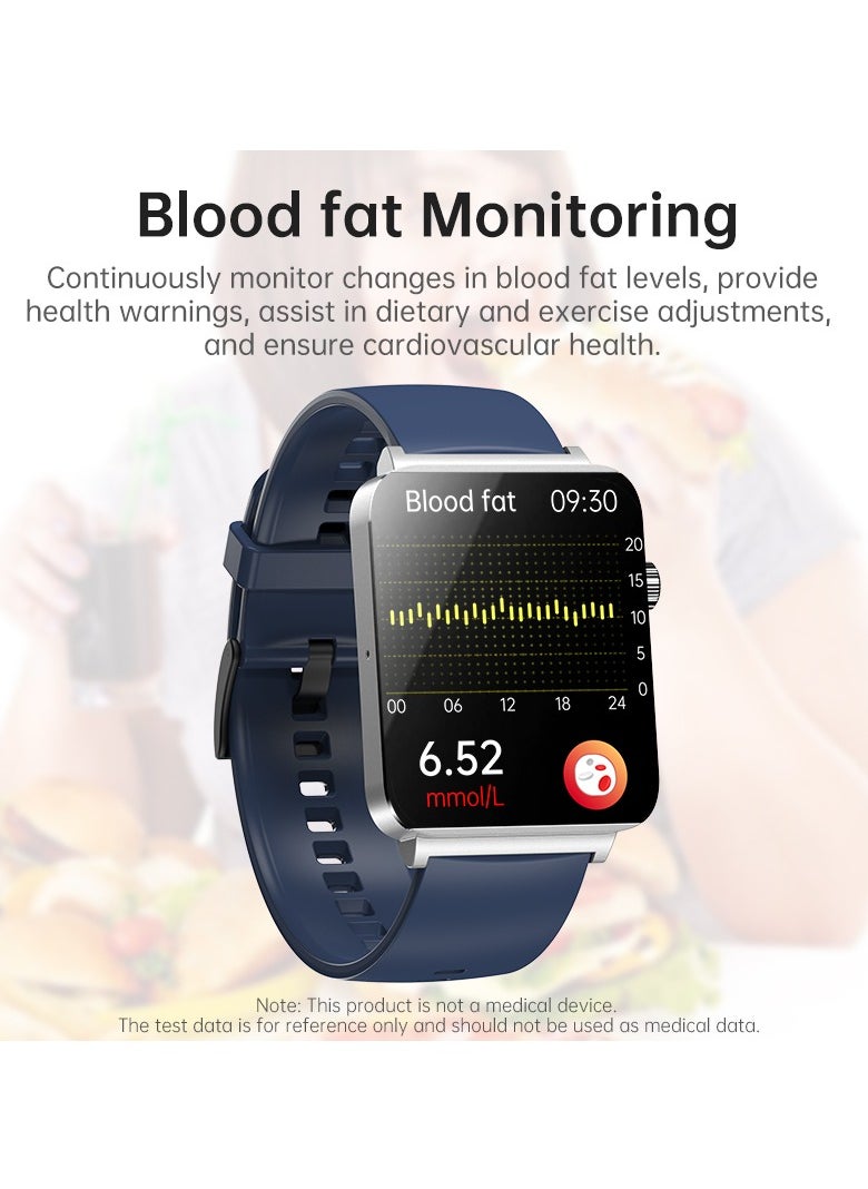EVEREEN - KS03PRO Smartwatch 1.96 Inch Colour Touch Screen Bluetooth Call ECG HRV Remote Care Android 8.0 Apple 11 250mAh Bluetooth 5.3 - Image 1