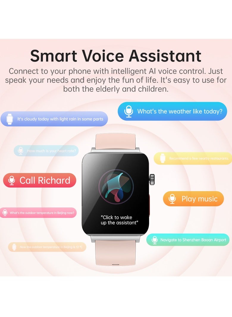 EVEREEN - KS03PRO Smartwatch 1.96 Inch Colour Touch Screen Bluetooth Call ECG HRV Remote Care Android 8.0 Apple 11 250mAh Bluetooth 5.3 - Image 1