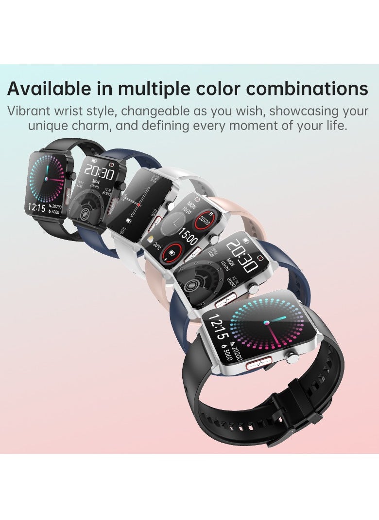 EVEREEN - KS03PRO Smartwatch 1.96 Inch Colour Touch Screen Bluetooth Call ECG HRV Remote Care Android 8.0 Apple 11 250mAh Bluetooth 5.3 - Image 1