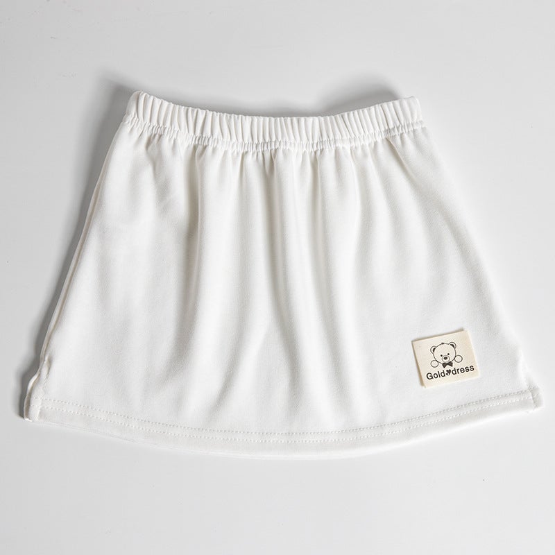 2025 Inner Skirt For Layering, Hip-Covering White Skirt, Sweatshirt With Fake Hem, Half-Short Skirt, Base Layer Magic, Pleated Skirt - Image 1