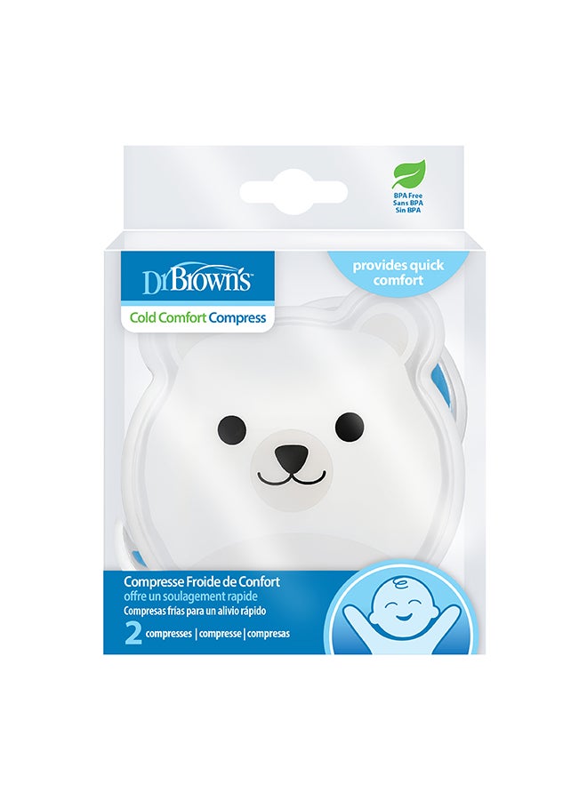 Dr. Brown’s Cold Compress, Polar Bear & Whale, 2-Pack - Image 3
