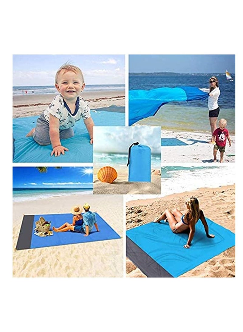 BLOOMING TIME Large Picnic & Outdoor Mat, Beach Blanket, Foldable Portable Travel Accessories, Family Camping Hiking Mat, Waterproof & Sand proof - Image 4