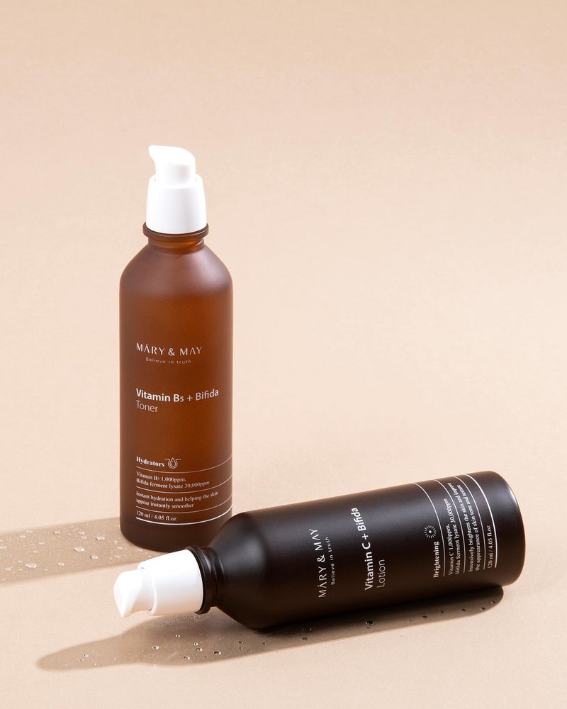 MARY & MAY Mary&May Vitamin C+ Bifida Lotion - Nourishing Face Lotion for Evens Skin Tone and Moisturization - 30,000ppm Bifida Fermentation with 1,000ppm Vitamin C, 4.06 fl.oz. - Image 5