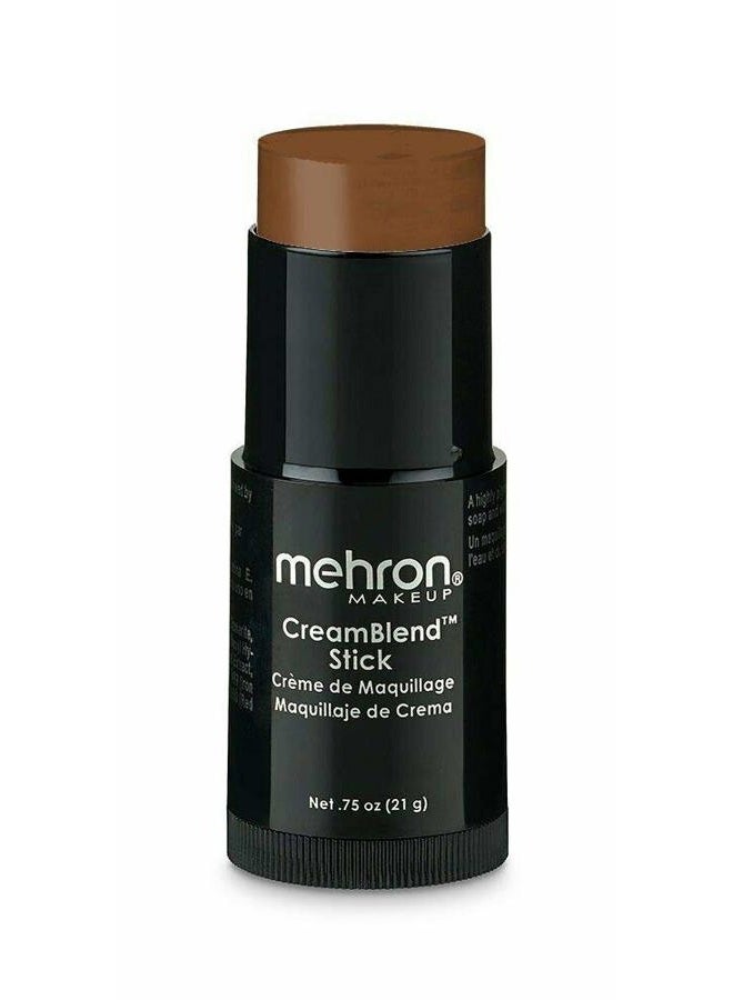 mehron Makeup CreamBlend Stick - Foundation (.75 ounce) (Light Ebony) - Image 1