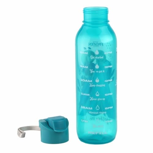 SKi Homeware Venice Sipper Water Bottles (Set of 2) | 700ML each | Leak proof | BPA Free | ideal for sports, gym, school, refrigerator, travel, cycling etc.| Frozen - Image 3