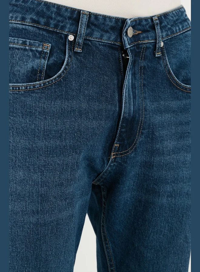 Buratti  Buratti Stretch Cotton Slim Fit Normal Waist Straight Leg Jeans Men's JEANS 5900S28MILANO for Men | Best Price UAE