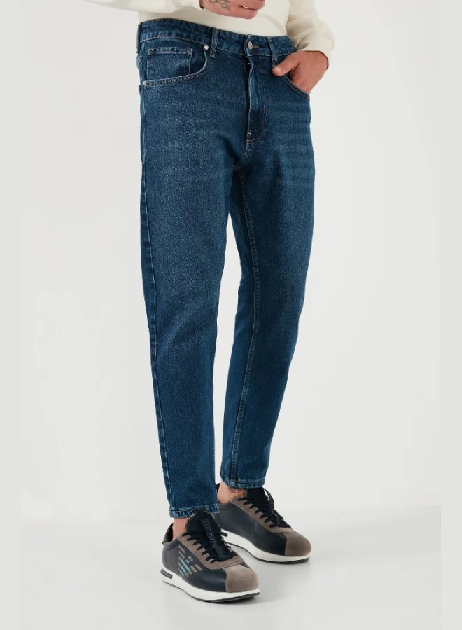 Buratti  Buratti Stretch Cotton Slim Fit Normal Waist Straight Leg Jeans Men's JEANS 5900S28MILANO for Men | Best Price UAE