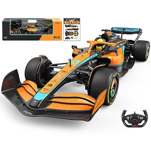 Voltz Toys Authentic Licensed 112 McLaren F1 MCL36 Remote Control Car F1 Collection RC car Series for Kids and Adults 24GHz RC Car for Gift 112 McLaren F1 MCL36 - Image 1