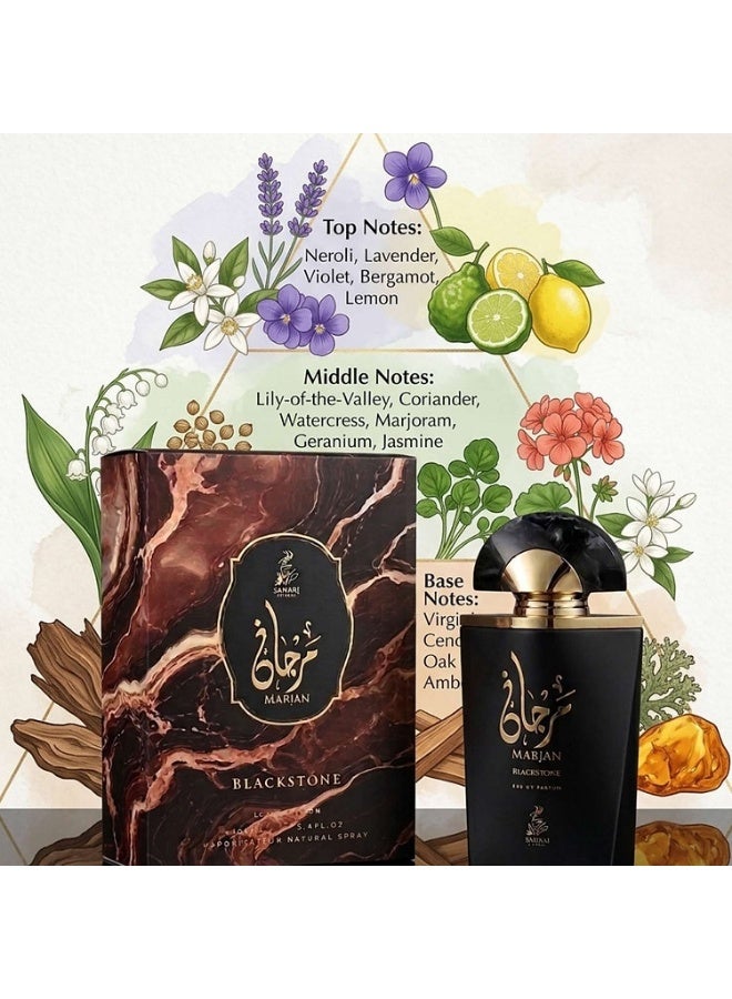 Sahari Marjan Blackstone edp 100mL - Image 1