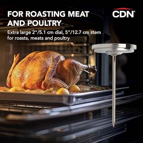 CDN Ovenproof Meat Thermometer – Glow Dial | ProAccurate® | Waterproof | 2" Dial | For Roasting, Poultry, Beef | Recalibratable | Easy-Read | IRM200-GLOW - Image 4