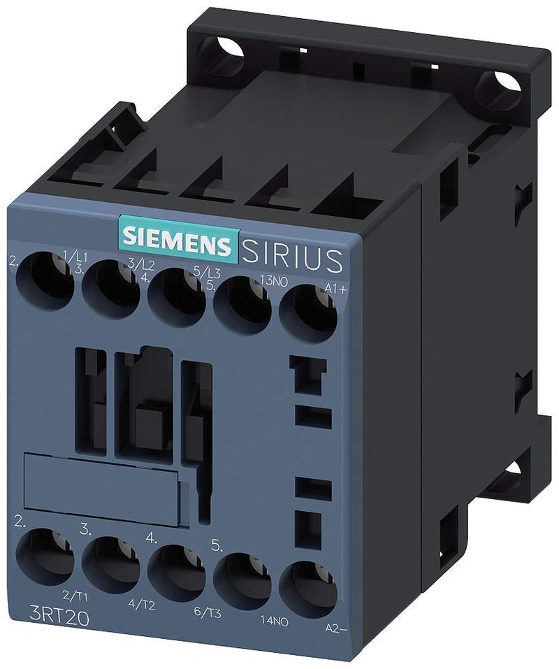 Siemens 3RT20171BB41 Contactor, AC-3, 5.5Kw/400V, 1NO, Dc 24V, 3-Pole, Sz S00 Screw TERMINAL - Image 1