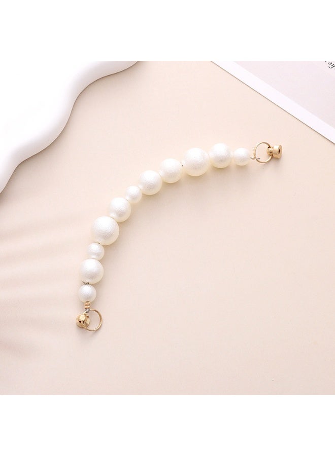 NIBEMINENT Phone Charm/ Chain Strap for Women Girls, Matte Pearl Cell Phone Case Lanyard Wrist Strap