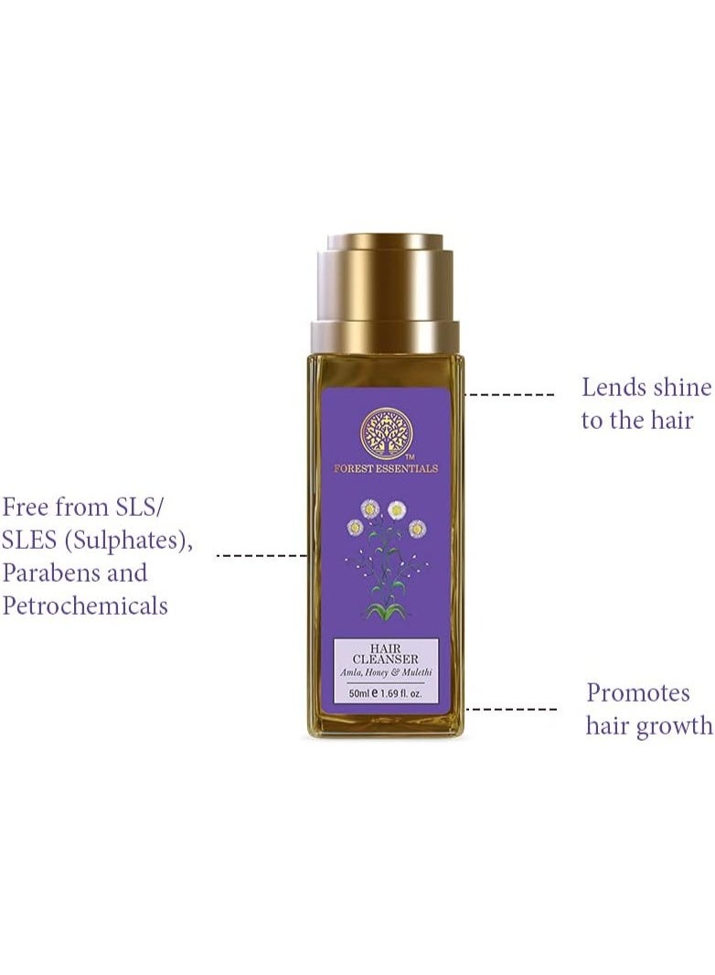 Forest Essentials Hair Cleanser Amla, Honey and Mulethi, 50ml - Image 2
