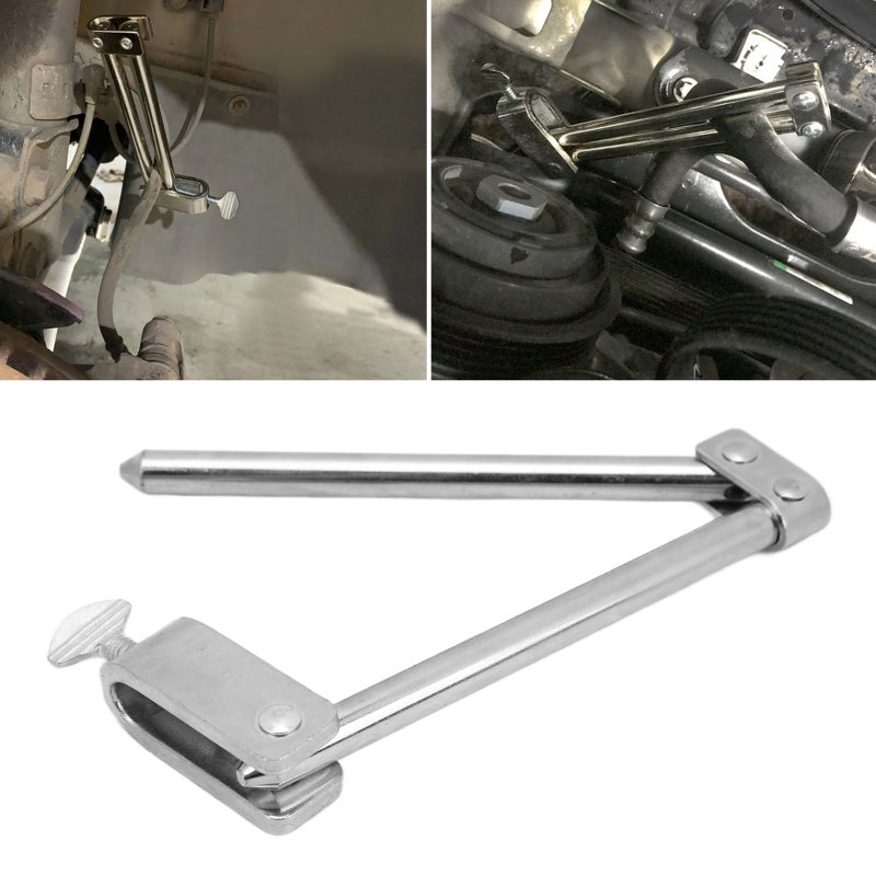 Bar Type Hose Clamp: Steel Alloy Material With Chrome Plating - Smooth Edges Professional Hose Clamp Tool for Automotive Repair, Brake Fuel Hose Maintenance - Image 3