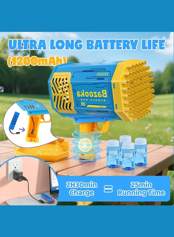 Bazooka colorful children's electric bubble gun toy handheld rocket launcher net celebrity gun vibrato hot - Image 1