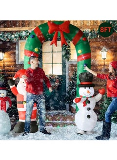 8FT Christmas Inflatables Archway, Santa Claus and Snowman Archway with LED Lights, Christmas Outdoor Blow up Yard Decoration for Christmas Party Holiday Outdoor Lawn (C) - pzsku/Z9E3E2F92629486D1E527Z/45/_/1731051410/f519d29f-5aba-43f8-8e15-44a04caa7b18