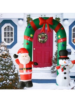 8FT Christmas Inflatables Archway, Santa Claus and Snowman Archway with LED Lights, Christmas Outdoor Blow up Yard Decoration for Christmas Party Holiday Outdoor Lawn (C) - pzsku/Z9E3E2F92629486D1E527Z/45/_/1731051420/fcbf84b0-e3cb-435a-bda0-704524f6687e