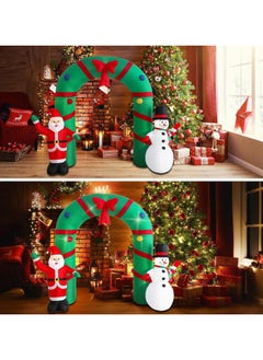 8FT Christmas Inflatables Archway, Santa Claus and Snowman Archway with LED Lights, Christmas Outdoor Blow up Yard Decoration for Christmas Party Holiday Outdoor Lawn (C) - pzsku/Z9E3E2F92629486D1E527Z/45/_/1731051431/66804462-3065-4df1-acbf-c6246ba8f642