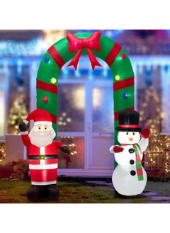 8FT Christmas Inflatables Archway, Santa Claus and Snowman Archway with LED Lights, Christmas Outdoor Blow up Yard Decoration for Christmas Party Holiday Outdoor Lawn (C) - pzsku/Z9E3E2F92629486D1E527Z/45/_/1731051440/8e56fb43-e680-45ab-a077-37a432f0148f