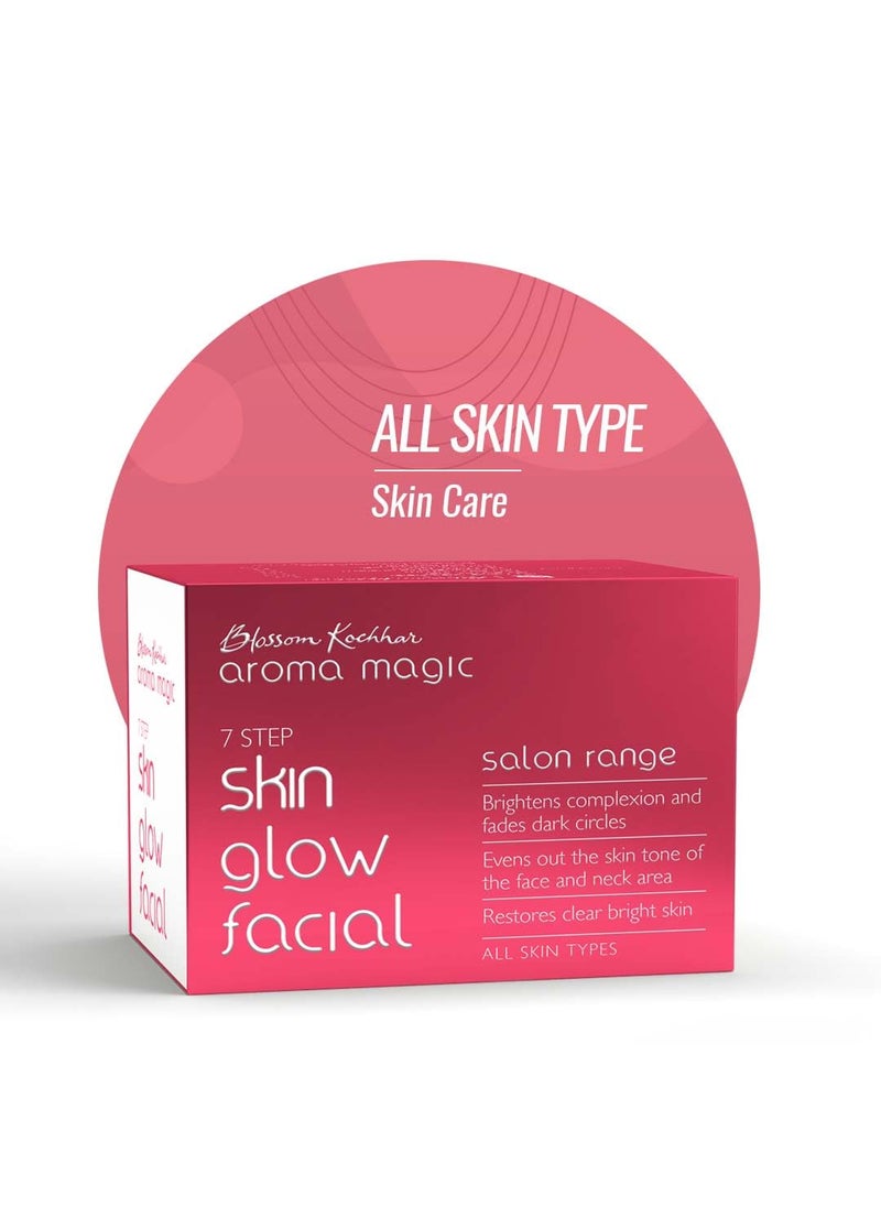 Aroma Magic - Aroma Magic Skin Glow Facial Kit  Multi Use  7 Steps Skincare Set  Reduces Dark Circles  Gently Removes Dead Skin  Restores Clear  Radiant Skin - Image 1