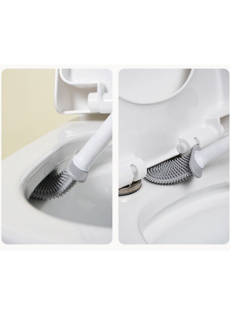 Dreamons Link Revolutionize Your Cleaning Routine with Silicone Bristle Toilet Brush & Holder