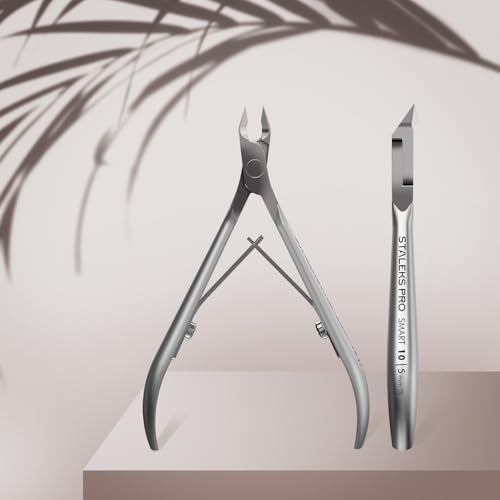 Staleks Pro SMART 10 Cuticle Nippers – 5 mm Blades – Satin Finish – Stainless Steel – Professional Skin Nippers for Classic Manicure & Hardware Use - Image 3