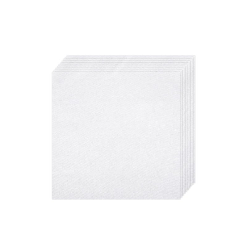 Nitelemn 10 PCS Embroidery Fabric, Pre-Cut White Natural Cotton Embroidery Cloth Fabric, Embroidery Cloth Squares for Embroidery Garment Craft (7 Ã— 7 Inch) - Image 1